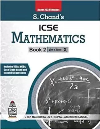 S. Chands ICSE Mathematics Book 2 Class 10 - Retail Maharaj
