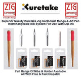ZIG Cartoonist Calligraphy Nibs Set – G School Maru and Saji Nibs - Retail Maharaj