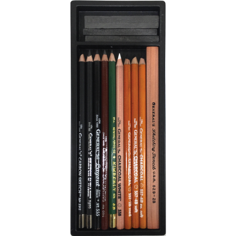 General’s Classic Drawing & Sketching Kit – Set of 13 Pieces - Retail Maharaj