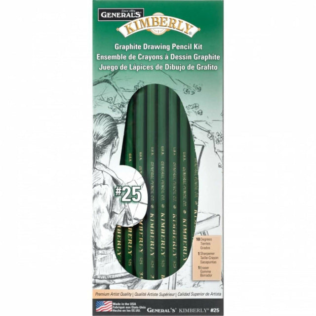 General’s Kimberly Graphite Drawing Kit – Assorted Degrees - Retail Maharaj