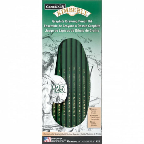 General’s Kimberly Graphite Drawing Kit – Assorted Degrees - Retail Maharaj