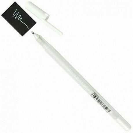 Sakura Gelly Roll White Gel Pen Open Stock Multiple Tip Sizes - Retail Maharaj