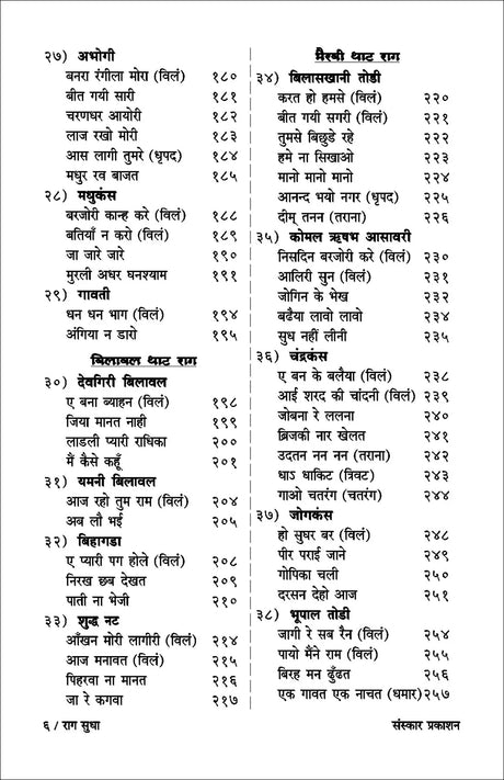 Raag Sudha (Alankar-MA Raag Info & Bandish Notations) - Retail Maharaj