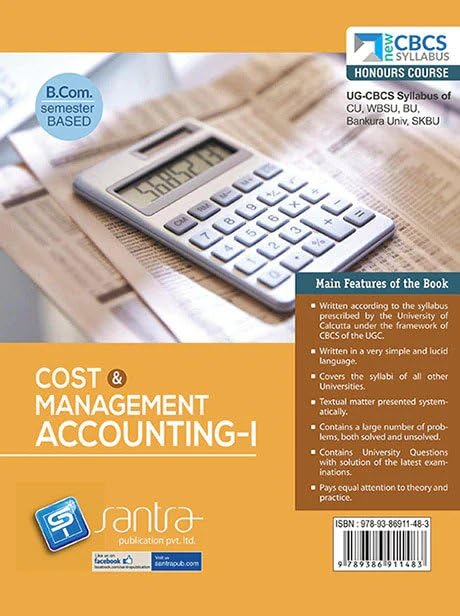 COST & MANAGEMENT ACCOUNTING-I - Retail Maharaj