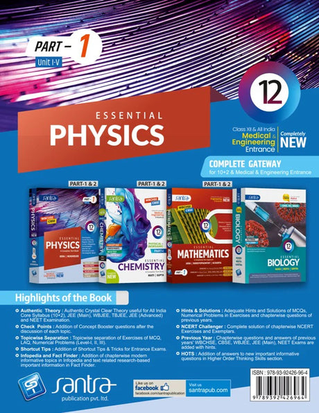 Essential Physics XII (Part-I and II) - Retail Maharaj