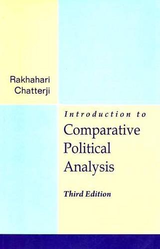 Introduction To Comparative Political Analysis - Retail Maharaj