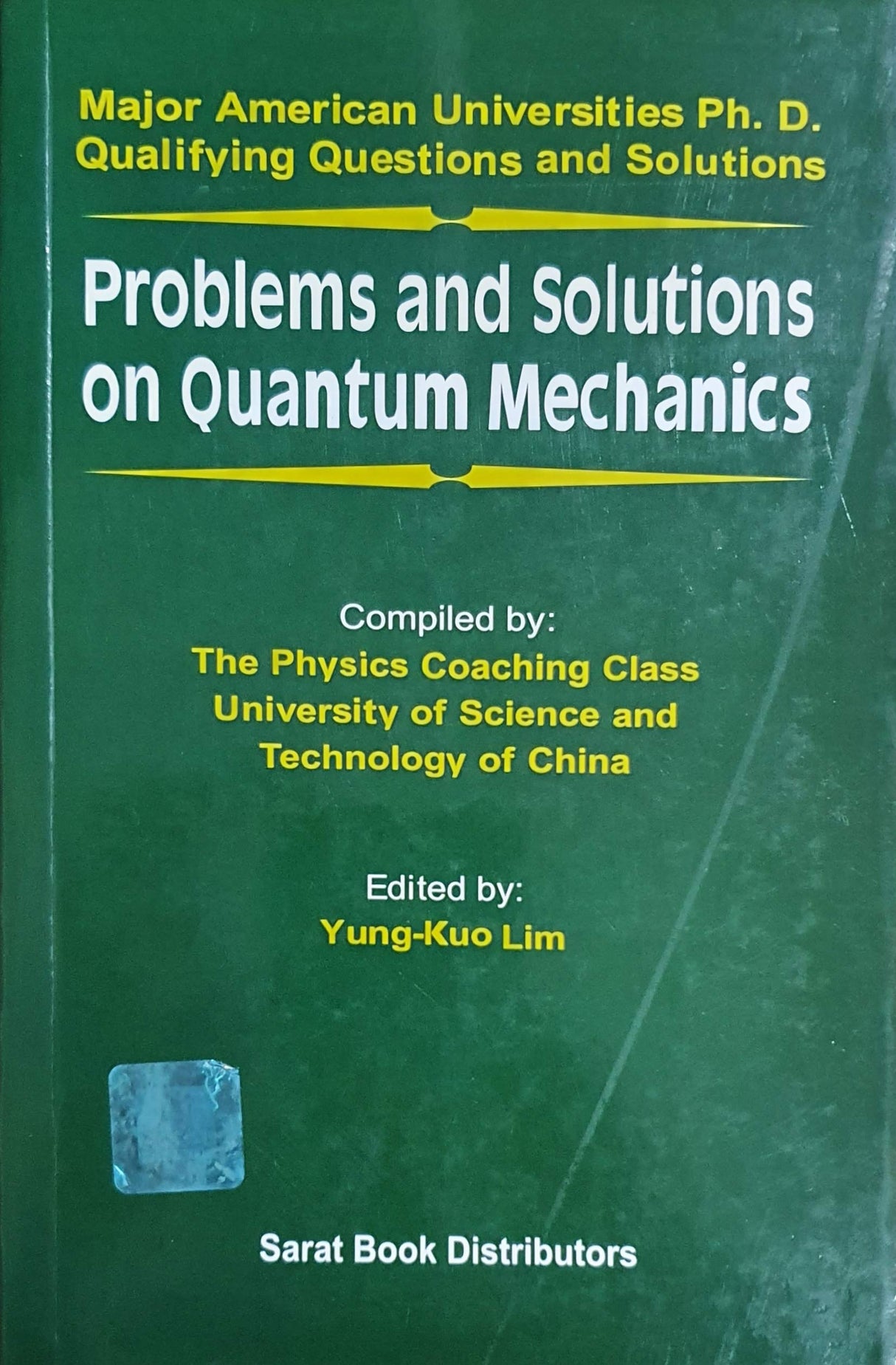 PROBLEMS AND SOLUTIONS ON QUANTUM MECHANICS - Retail Maharaj