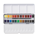 Sennelier L Aquarelle French Artist Watercolour Half Pan Metal Box Set - Retail Maharaj