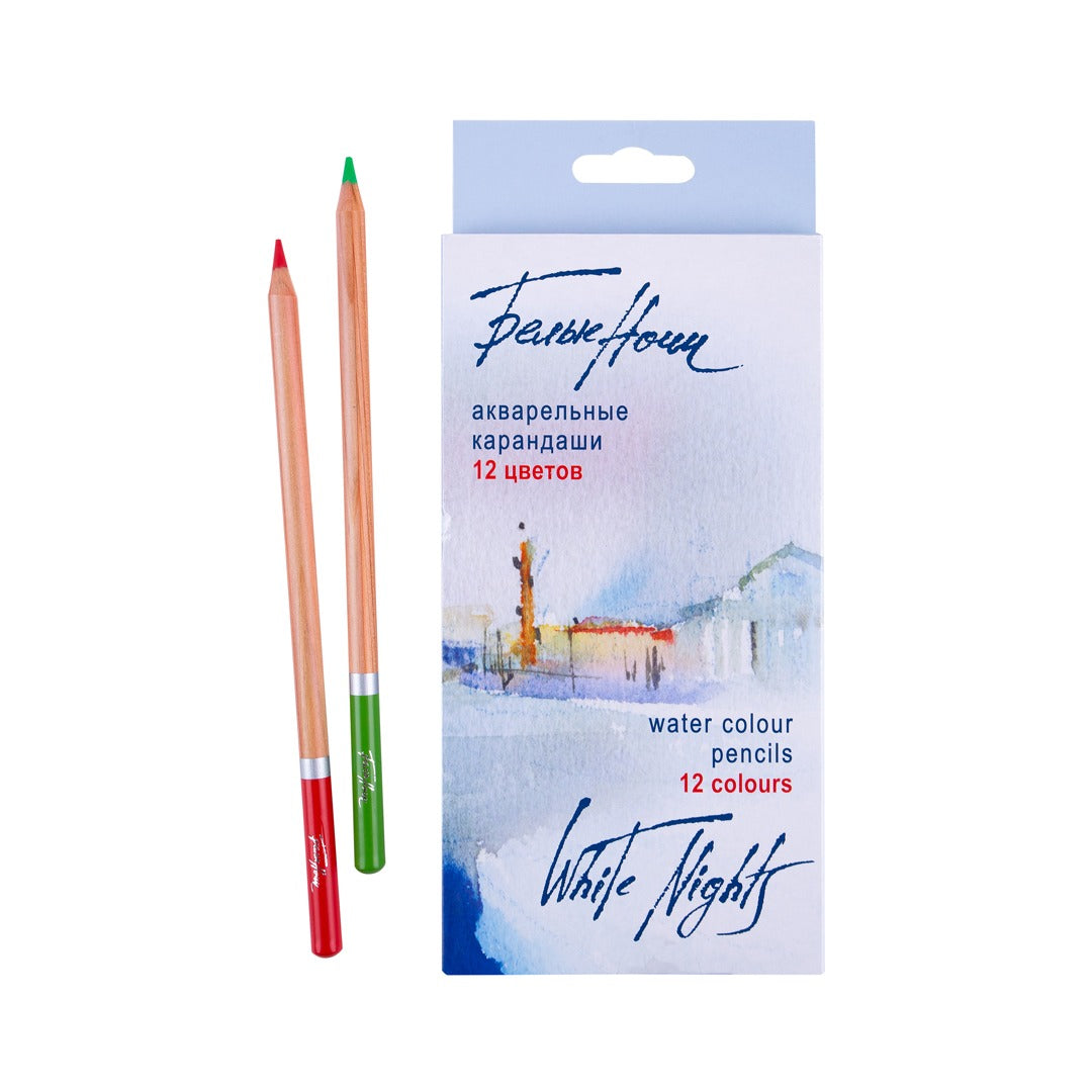 White Nights Professional Watercolor Pencils Set for Artists and Illustrators - Retail Maharaj