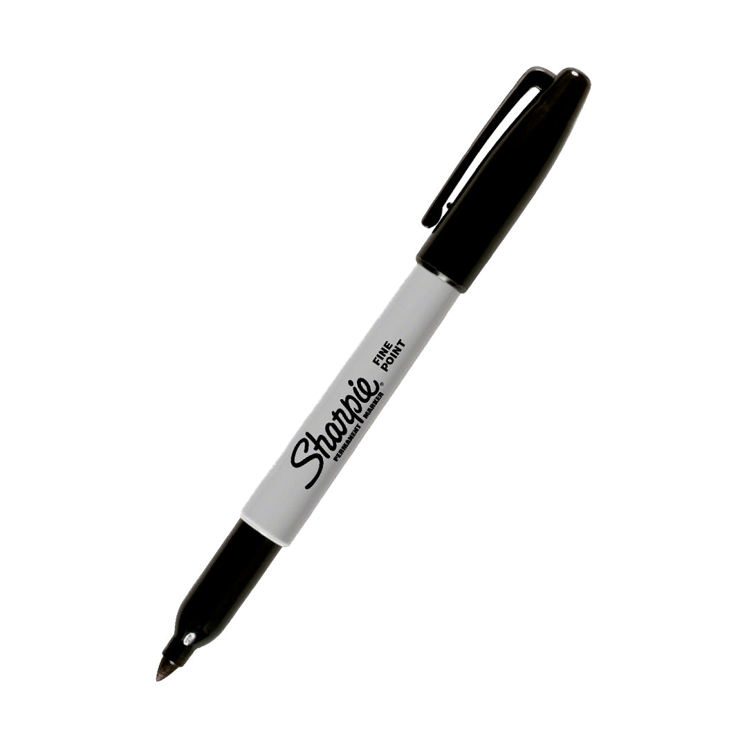 Sharpie Fine Tip Permanent Marker Pen Black - Retail Maharaj