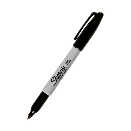 Sharpie Fine Tip Permanent Marker Pen Black - Retail Maharaj
