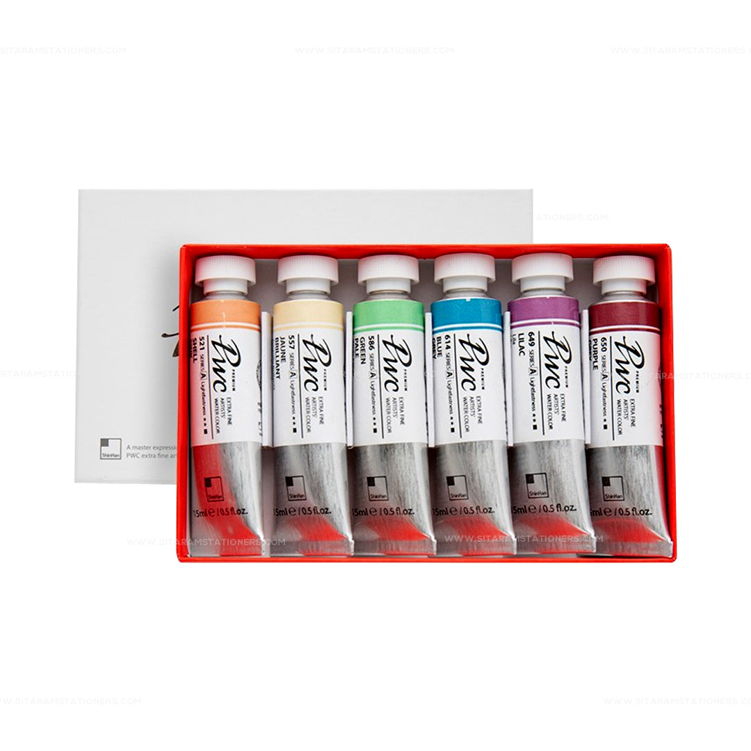 ShinHan PWC Extra Fine Watercolor 15ml Tube Sets - Retail Maharaj