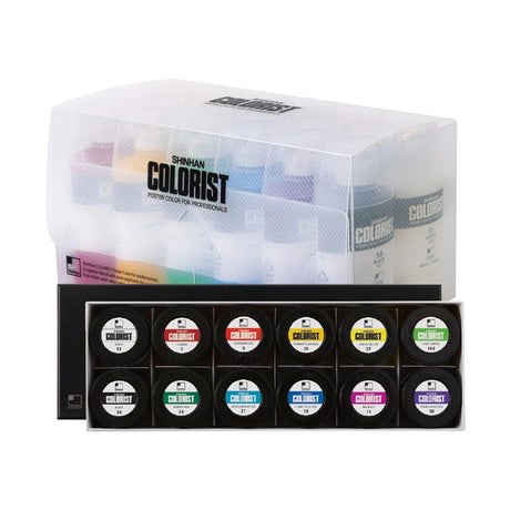 Shinhan Professional COLORIST Poster Color 40ml Tube & Jar Set of 12 - Retail Maharaj