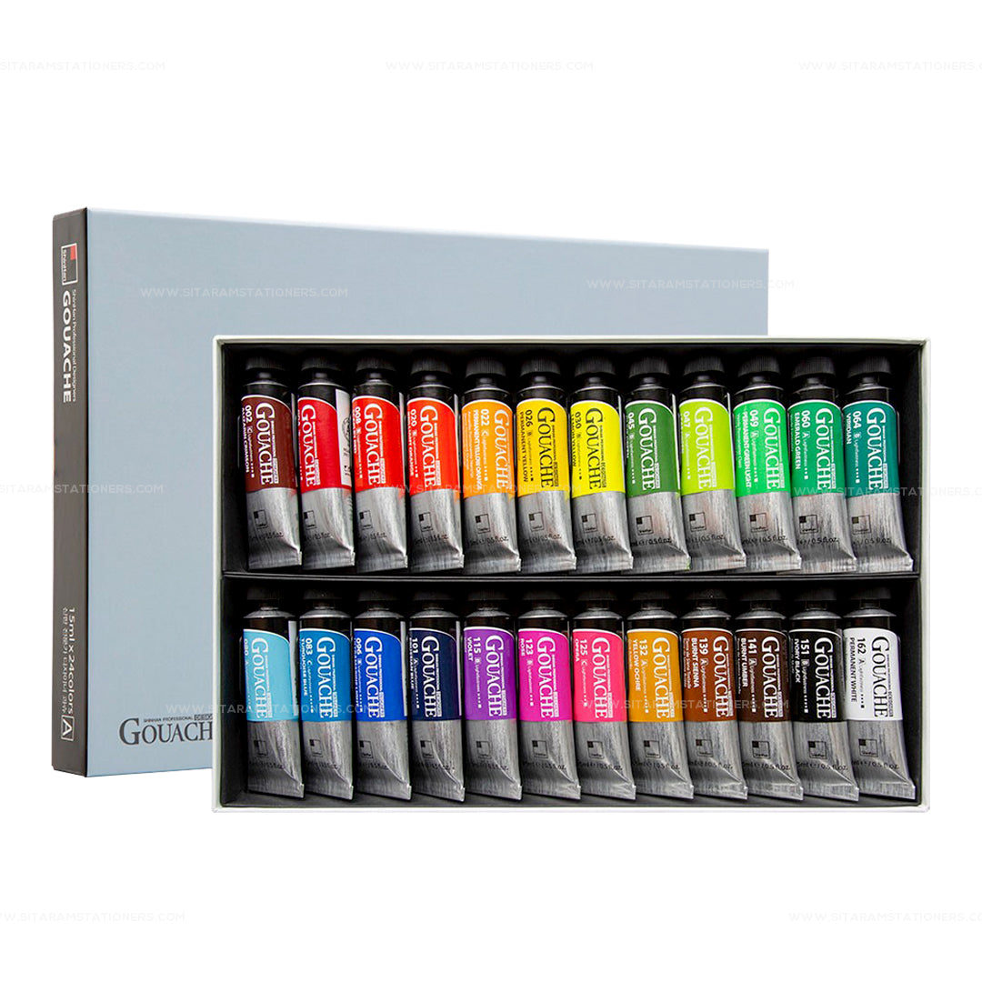 ShinHan Professional Designer Gouache 15ml Tube Sets - Retail Maharaj
