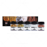 SHINHAN Professional Metallic Powder 30ml (15-20g) Set of 5 - Retail Maharaj