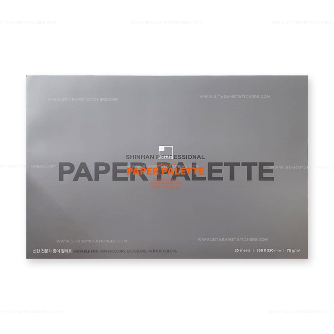 ShinHan Professional Tear Off Paper Palette 25 Sheets for Watercolor, Acrylic & Oil Colours - Retail Maharaj