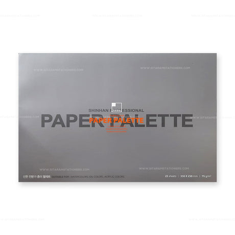 ShinHan Professional Tear Off Paper Palette 25 Sheets for Watercolor, Acrylic & Oil Colours - Retail Maharaj