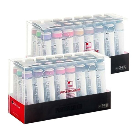 ShinHan Professional Poster Color Paint 40ml Tube Set of 24 – A & B Type - Retail Maharaj