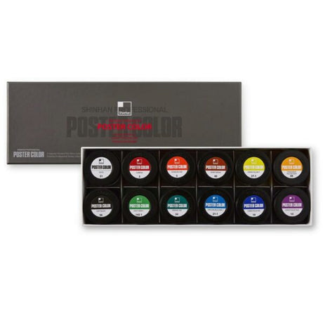 ShinHan Professional Poster Color Set 12, 24 & 30 Shades – A & B Type - Retail Maharaj