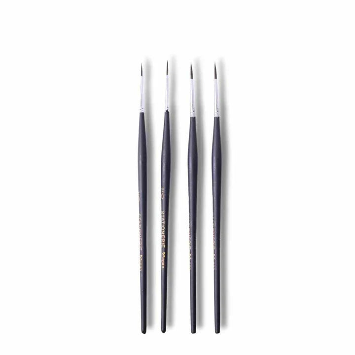 Stationerie Short Liner Set of 4 Kolinsky Synthetic - Retail Maharaj