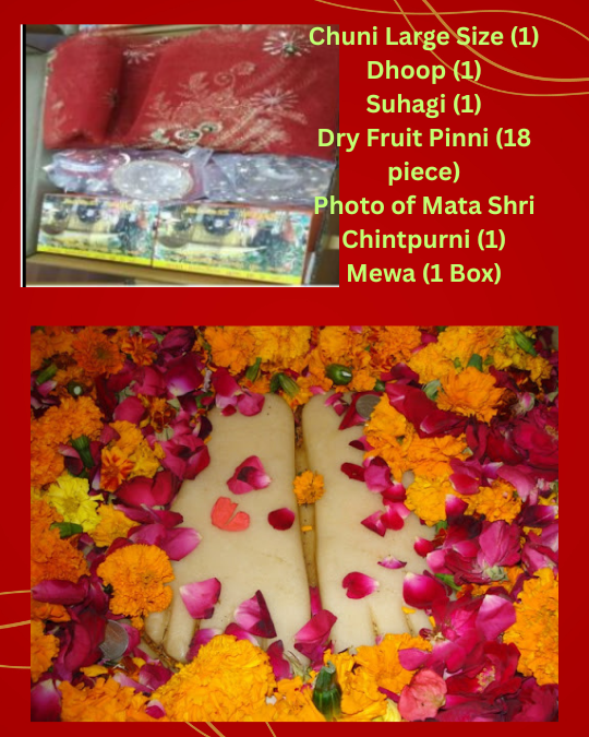Mata Shri Chintpurni Devi Ji Large Size Prasad – Divine Blessings Set - Retail Maharaj