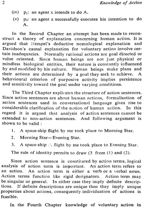Knowledge of Action: Logico-Epistemological Analysis (Sri Garib Dass Oriental Series No 161) - Retail Maharaj