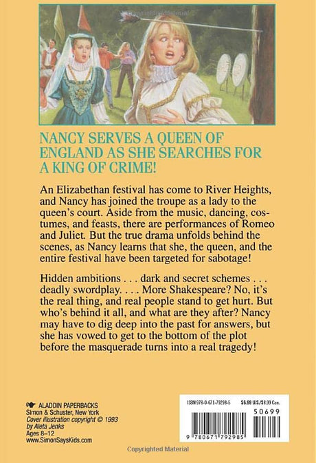 Crime In The Queen'S Court: Volume 112 (Nancy Drew) - Retail Maharaj