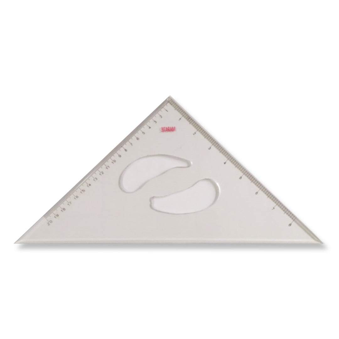 Retail Maharaj Non Adjustable Set Square Drafting Rulers Set - Retail Maharaj