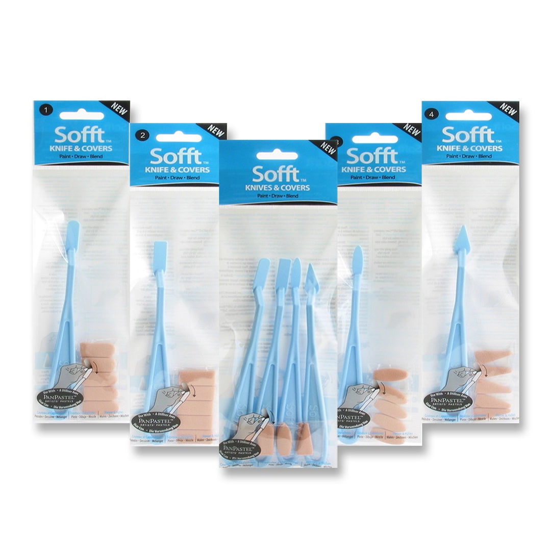 PanPastel Sofft Knife and Covers Professional Pastel Application Set - Retail Maharaj
