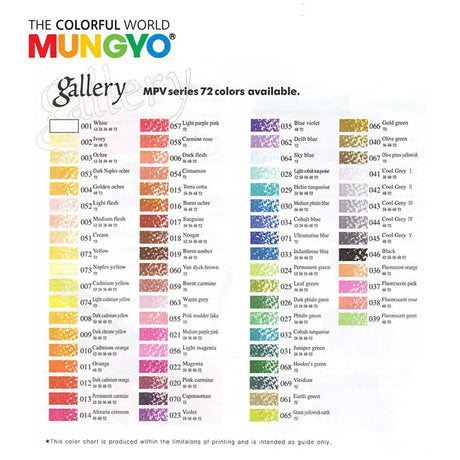 Mungyo Artists Soft Pastels Open Stock Single Colour Professional Grade - Retail Maharaj