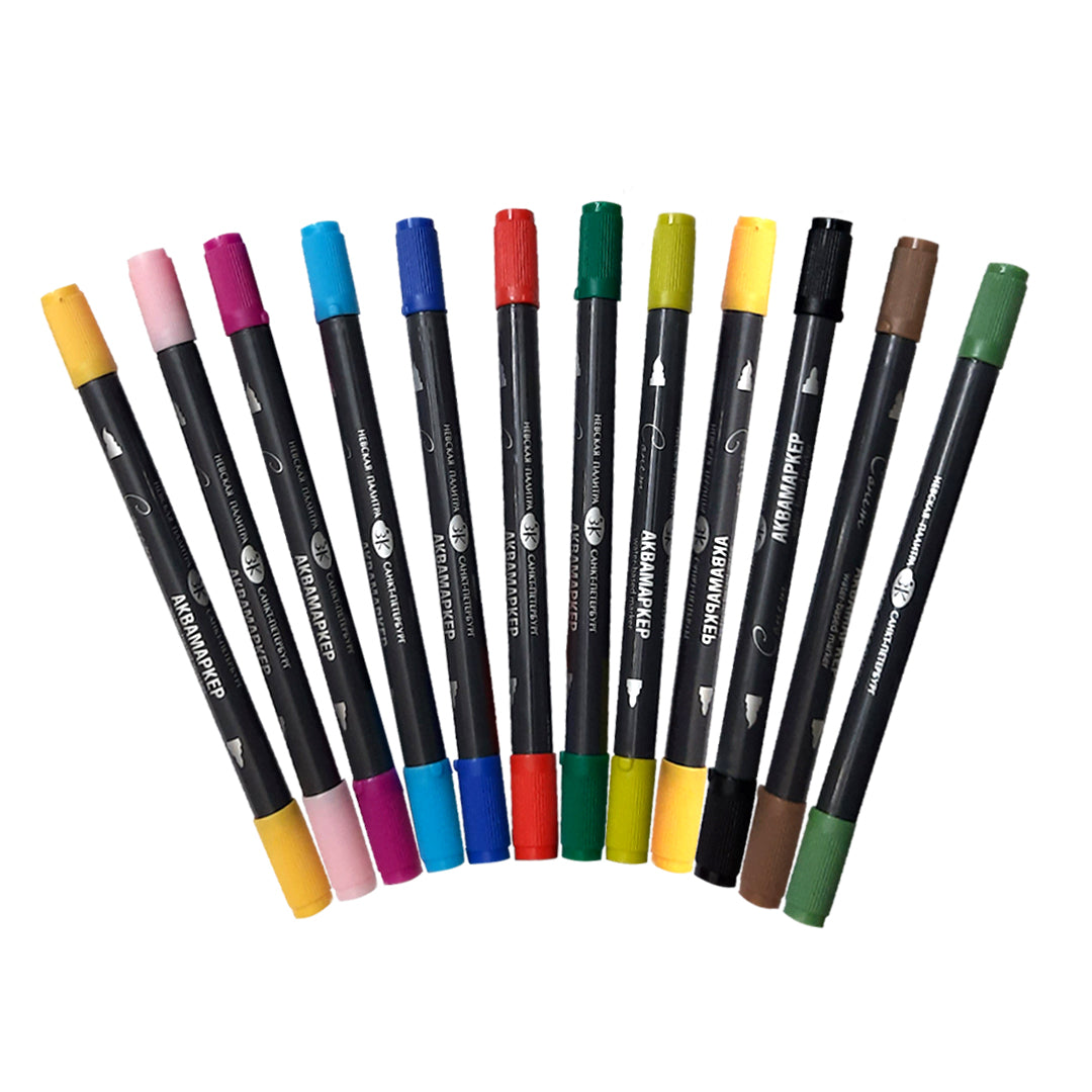 Sonnet Aquamarkers Double Sided Watercolor Brush Marker - Retail Maharaj