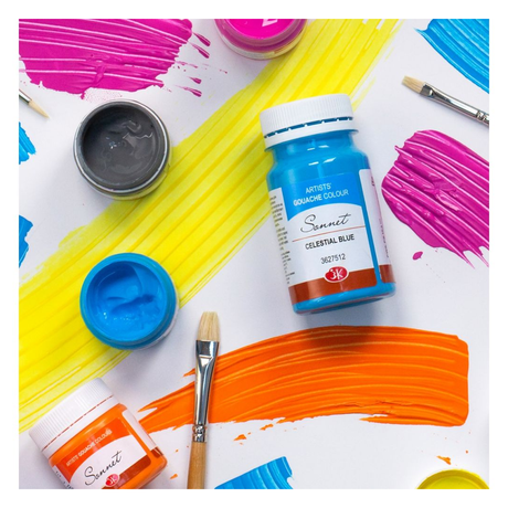 Sonnet Artists’ Fluorescent Gouache Colours 100 ml Open Stock - Retail Maharaj