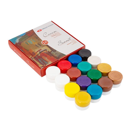 Sonnet Gouache Colour Set of 16x20ml - Retail Maharaj