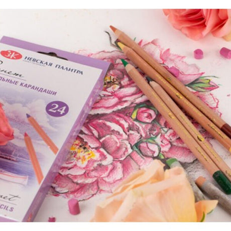 Nevskaya Palitra Sonnet Pastel Pencil Set of 24 & 36 - Retail Maharaj