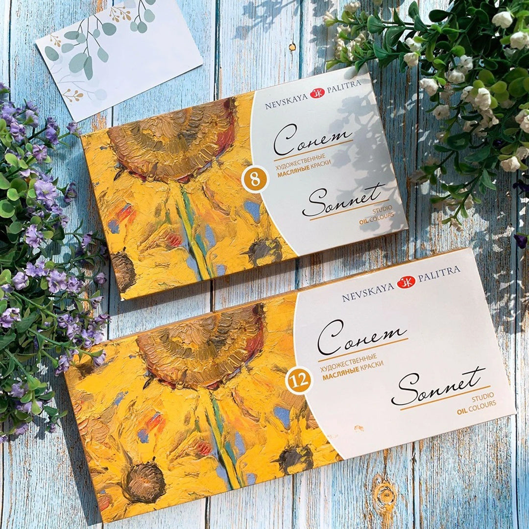 Sonnet Studio Oil Colours Set for Students and Beginner Artists - Retail Maharaj