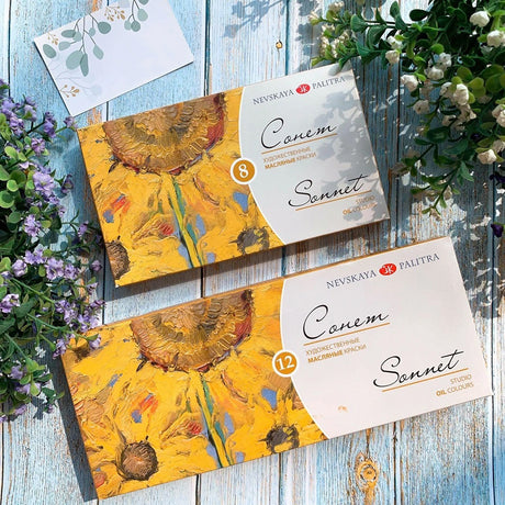 Sonnet Studio Oil Colours Set for Students and Beginner Artists - Retail Maharaj