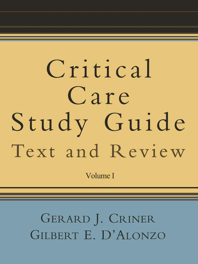 Critical Care Study Guide: Text and Review - Retail Maharaj
