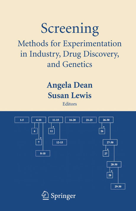 SCREENING: METHODS FOR EXPERIMENTATION IN INDUSTRY, DRUG DISCOVERY, AND GENETICS - Retail Maharaj