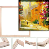 Professional Stretched Canvas 100 Percent Cotton Pre Primed Artist Canvas - Retail Maharaj