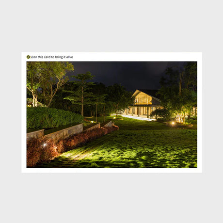 Augmented Reality Post Cards (Set of Five) – Experience the Art of Living Ashram in AR - Retail Maharaj