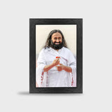 Photo Frame 4 x 6 inch  | Premium Frame featuring Gurudev Sri Sri Ravi Shankar - Retail Maharaj