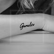 Temporary Tattoo - Gurudev text - Retail Maharaj