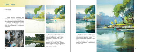 Watercolour Landscapes Step by Step Painting Guide by Milind Mulick - Retail Maharaj