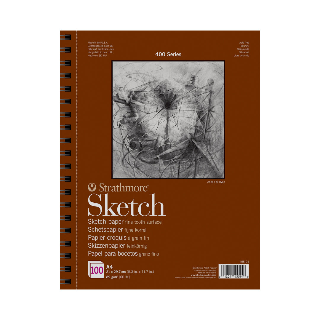 Strathmore 400 Series Sketch Paper Pad Wire Bound - Retail Maharaj