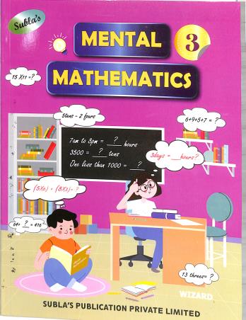 Subla's Mental Mathematics Class 3 - Retail Maharaj