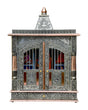 Ghar Mandir: Wall-Hung Aluminium & Copper Mandir (28" x 21") - Retail Maharaj