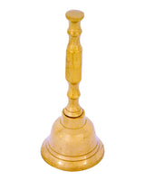 Small Puja Bell with Brass Handle – Bronze Bell for Spiritual Rituals - Retail Maharaj