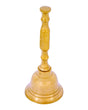 Small Puja Bell with Brass Handle – Bronze Bell for Spiritual Rituals - Retail Maharaj