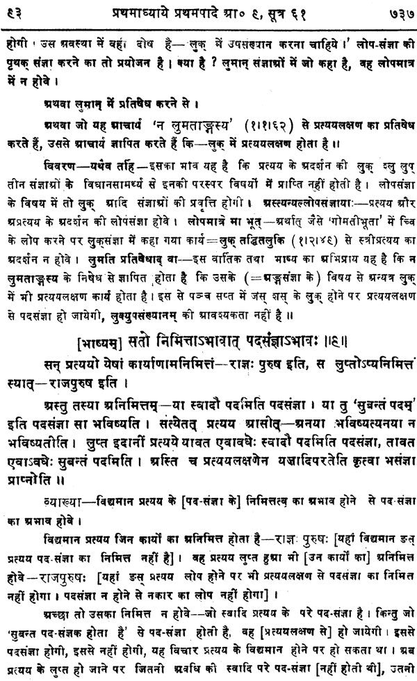 Mahabhashya With Explanation In Hindi (Vol-1: Part-2) - Retail Maharaj