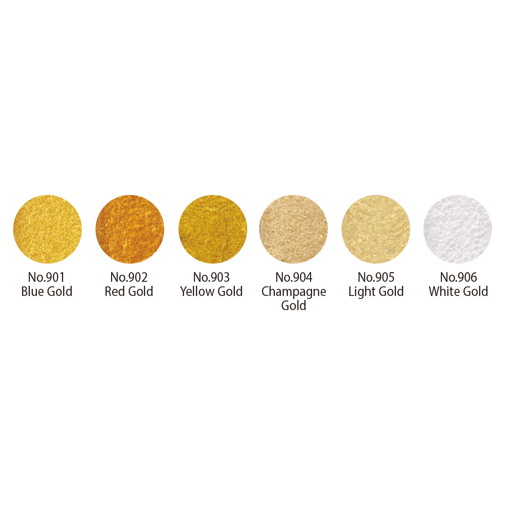Zig Gansai Tambi Starry Colours Metallic Watercolour Set for Illustration and Calligraphy - Retail Maharaj